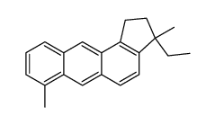 5-Methyl-1.2-cyclopentenoanthracen结构式