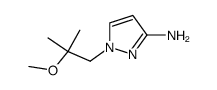 1-(2-methoxy-2-methyl-propyl)-1H-pyrazol-3-ylamine结构式