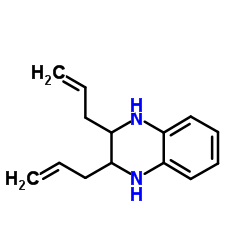 2,3-Diallyl-1,2,3,4-tetrahydroquinoxaline结构式