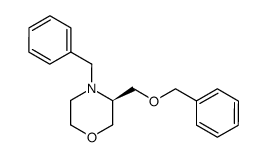 (S)-4-benzyl-3-((benzyloxy)methyl)morpholine Structure