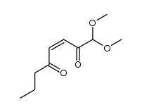 (Z)-1,1-dimethoxyoct-3-ene-2,5-dione Structure