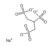 propane-1,2,3-trisulfonic acid, trisodium-salt Structure