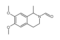 2-formyl-1,2,3,4-tetrahydro-6,7-dimethoxy-1-methylisoquinoline Structure