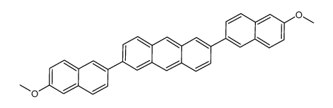 2,6-bis(6-methoxynaphthalen-2-yl)anthracene Structure
