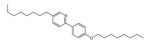 2-(4-octoxyphenyl)-5-octylpyridine结构式