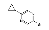 2-Bromo-5-cyclopropylpyrazine Structure