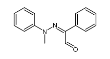 2-(N-methyl-N-phenylhydrazono)-2-phenylacetaldehyde结构式