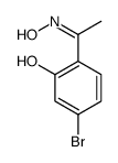 1-(4-bromo-2-hydroxy-phenyl)ethanone oxime Structure