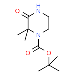 tert-butyl 2,2-dimethyl-3-oxopiperazine-1-carboxylate picture