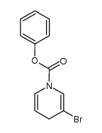 phenyl 3-bromopyridine-1(4H)-carboxylate结构式