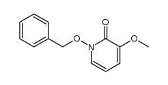 1-benzyloxy-3-methoxy-2-(1H)pyridone Structure