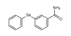 3-(phenylselanyl)benzamide结构式