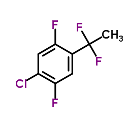 1-Chloro-4-(1,1-difluoroethyl)-2,5-difluorobenzene Structure