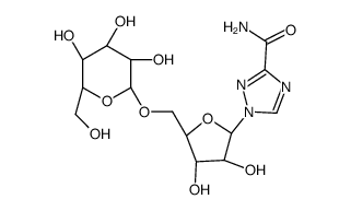 5'-O-glucopyranosyl ribavirin Structure