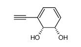 3,5-Cyclohexadiene-1,2-diol, 3-ethynyl-, (1S,2R)- (9CI)结构式