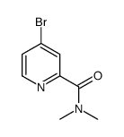 4-bromo-N,N-dimethylpyridine-2-carboxamide结构式