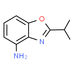 2-ISOPROPYL-BENZOOXAZOLE-4-YLAMINE structure