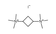 hexa-N-methyl-N,N'-cyclobutane-1,3-diyl-di-ammonium, diiodide Structure