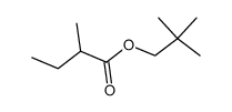 neopentyl 2-methylbutanoate Structure