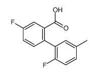 5-fluoro-2-(2-fluoro-5-methylphenyl)benzoic acid Structure