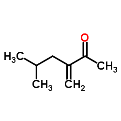 5-甲基-3-亚甲基-2-己酮结构式