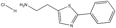 2-(2-Phenyl-thiazol-5-yl)-ethylamine hydrochloride Structure