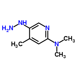 5-Hydrazino-N,N,4-trimethyl-2-pyridinamine结构式
