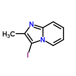 3-碘-2-甲基咪唑并[1,2-a]吡啶结构式