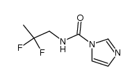 imidazole-1-carboxylic acid (2,2-difluoro-propyl)-amide Structure
