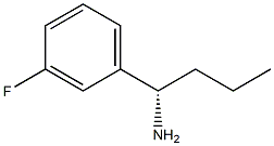 (1S)-1-(3-FLUOROPHENYL)BUTYLAMINE Structure