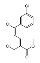 methyl (2Z,4Z)-5-chloro-2-(chloromethyl)-5-(3-chlorophenyl)penta-2,4-dienoate Structure