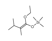 ((1-ethoxy-2,3-dimethylbut-1-en-1-yl)oxy)trimethylsilane Structure