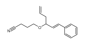 trans-3-(3-cyanopropoxy)-1-phenyl-1,5-hexadiene Structure