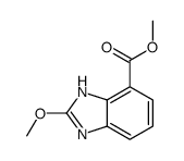 methyl 2-methoxy-1H-benzimidazole-4-carboxylate Structure