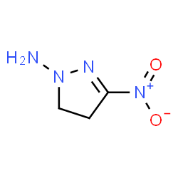 1H-Pyrazol-1-amine,4,5-dihydro-3-nitro-(9CI) Structure