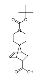 1'-(叔-丁氧羰基)-螺[二环[2.2.1]-hept[2]烯-7,4'-哌啶]-5-羧酸结构式