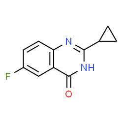 2-cyclopropyl-6-fluoroquinazolin-4(3H)-one Structure