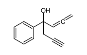 4-phenylhepta-1,2-dien-6-yn-4-ol结构式
