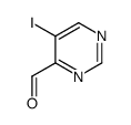 5-iodopyrimidine-4-carbaldehyde Structure