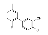 2-chloro-5-(2-fluoro-5-methylphenyl)phenol结构式