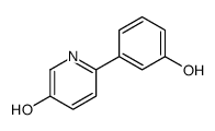 6-(3-hydroxyphenyl)pyridin-3-ol结构式