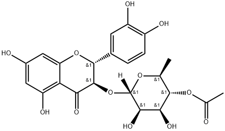 4''-O-乙酰基落新妇苷结构式