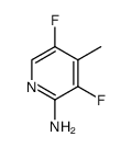 3,5-Difluoro-4-methylpyridin-2-amine Structure