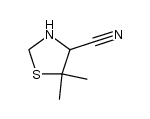 5,5-dimethyl-thiazolidine-4-carbonitrile Structure