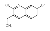 7-Bromo-2-chloro-3-ethylquinoline picture