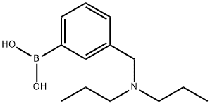 3-(二丙基氨基甲基)苯基硼酸结构式
