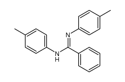N,N'-di-p-methylphenylbenzamidine Structure