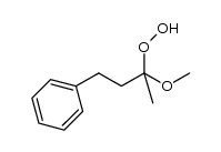 (3-hydroperoxy-3-methoxybutyl)benzene结构式