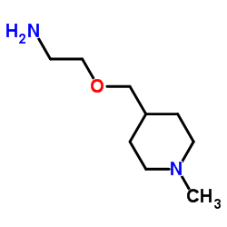 2-[(1-Methyl-4-piperidinyl)methoxy]ethanamine Structure
