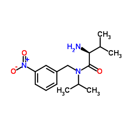 N-Isopropyl-N-(3-nitrobenzyl)-L-valinamide Structure